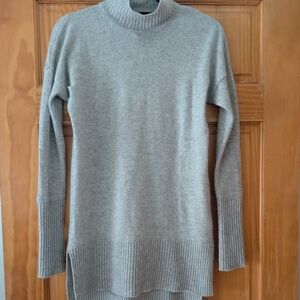 Cynthia Rowley Light Gray Turtleneck Sweater